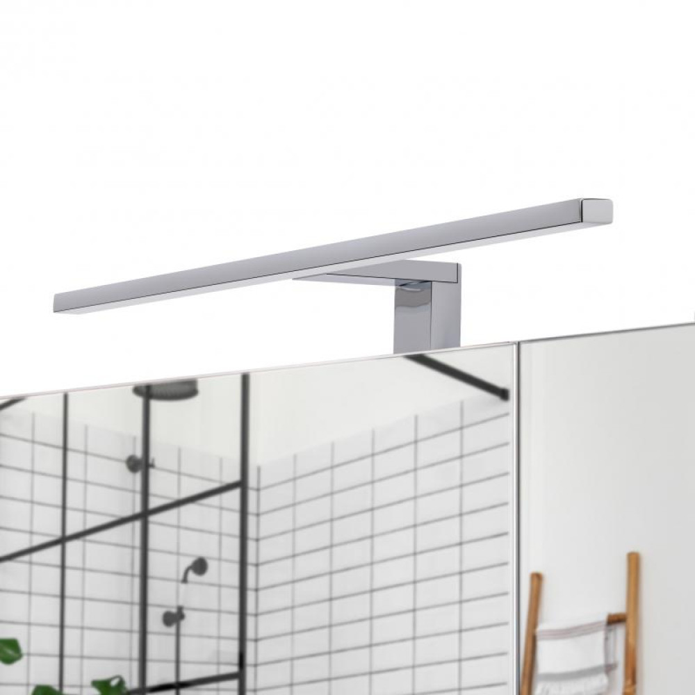 Дзеркальна шафа підвісна Qtap Albatross 800х700х145 White з LED-підсвіткою QT0177ZP800LW