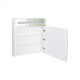 Дзеркальна шафа підвісна Qtap Robin 700х730х145 White з LED-підсвіткою QT1377ZP7001W
