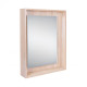Дзеркальна шафа підвісний Qtap Pisces 600х800х140 Whitish oak з LED-підсвіткою QT2577ZP6003WO