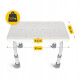 Сходинка-табурет 4FIZJO для ванної та душу, регульована White/Grey (P-5905973403429)