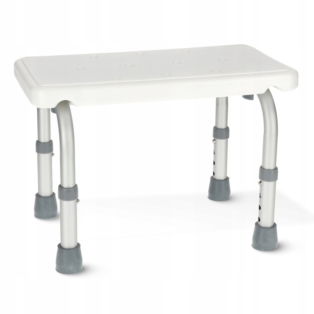 Сходинка-табурет 4FIZJO для ванної та душу, регульована White/Grey (P-5905973403429)