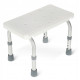 Сходинка-табурет 4FIZJO для ванної та душу, регульована White/Grey (P-5905973403429)