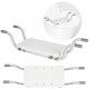 Сидение-скамейка для ванной 4FIZJO регулируемая White/Grey (P-5905973403436)
