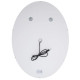 Зеркало Qtap Mideya с антизапотеванием (DC-F801) 580х785 QT2078F801W