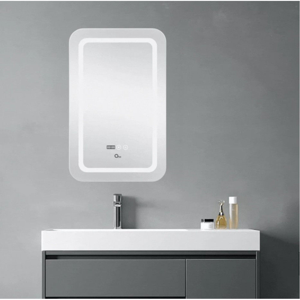 Зеркало Qtap Mideya с антизапотеванием (DC-F911) 500х800 QT2078F911W