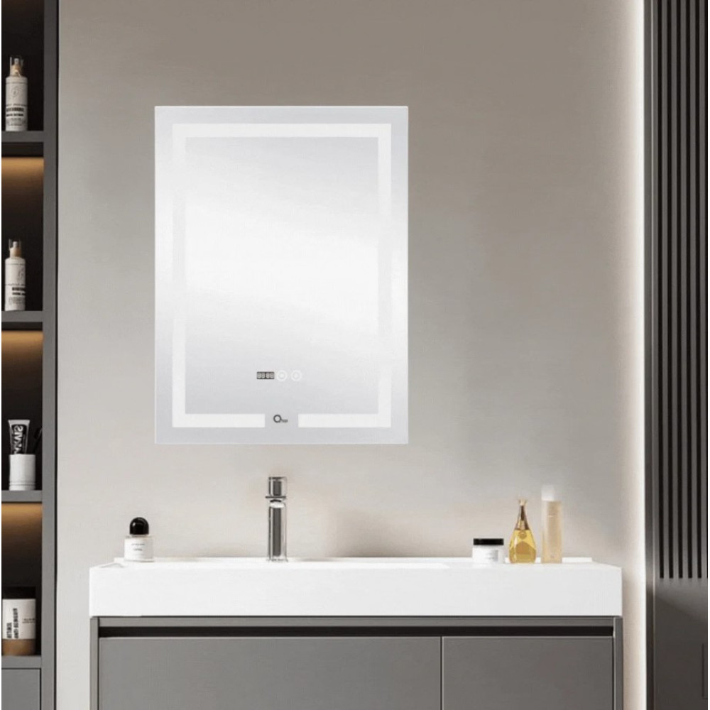 Зеркало Qtap Mideya с антизапотеванием (DC-F937) 600х800 QT2078F937W