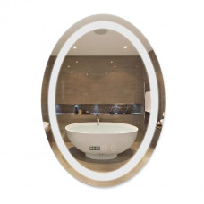 Дзеркало Qtap Mideya 500х700 DC-B805 з LED-підсвічуванням та антизапітнінням QT2078B805W