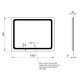 Дзеркало Qtap Mideya з LED-підсвічуванням Touch QT2078NCF10070W