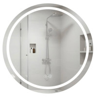 Зеркало Qtap Mideya с LED-подсветкой Touch QT2078NCR8080W