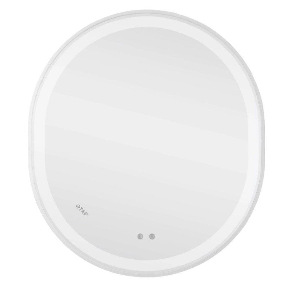 Дзеркало Qtap Gemini кругле з LED-підсвічуванням Touch QT2578R8071W