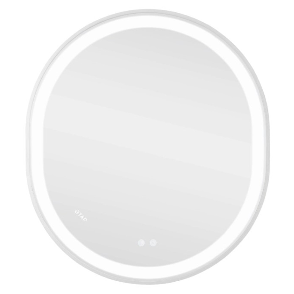 Дзеркало Qtap Gemini кругле з LED-підсвічуванням Touch QT2578R8071W