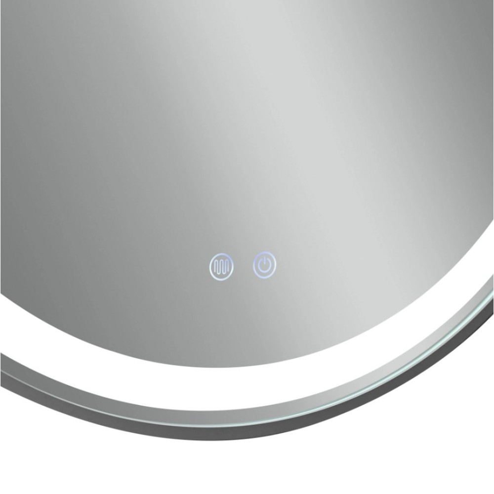 Дзеркало Qtap Gemini (GE1) овальне з LED-підсвічуванням Touch QT2578R8072B
