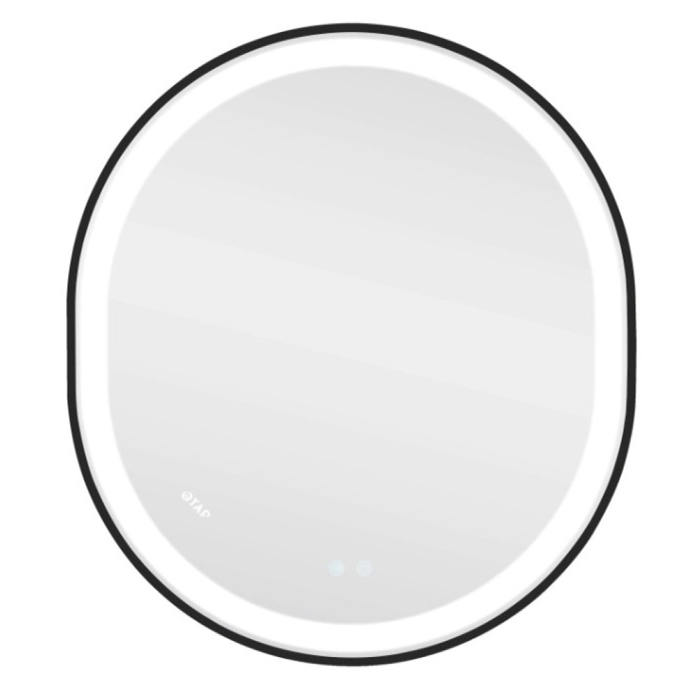 Дзеркало Qtap Gemini (GE1) овальне з LED-підсвічуванням Touch QT2578R8072B