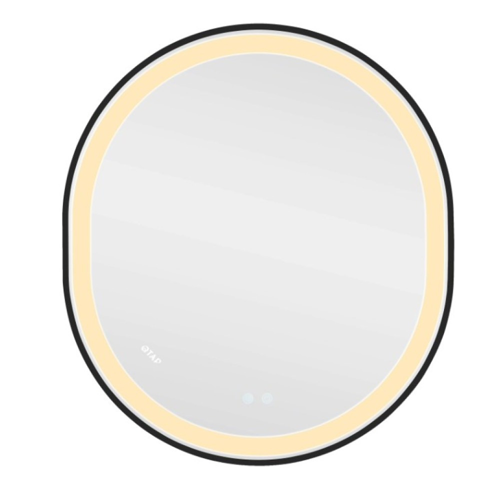Дзеркало Qtap Gemini (GE1) овальне з LED-підсвічуванням Touch QT2578R8072B
