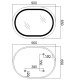 Дзеркало Qtap Gemini з LED-підсвічуванням Touch QT2578R6590