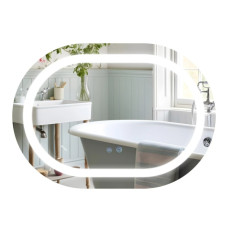Зеркало Qtap Gemini (GE1) овальное с LED-подсветкой Touch QT2578R6080