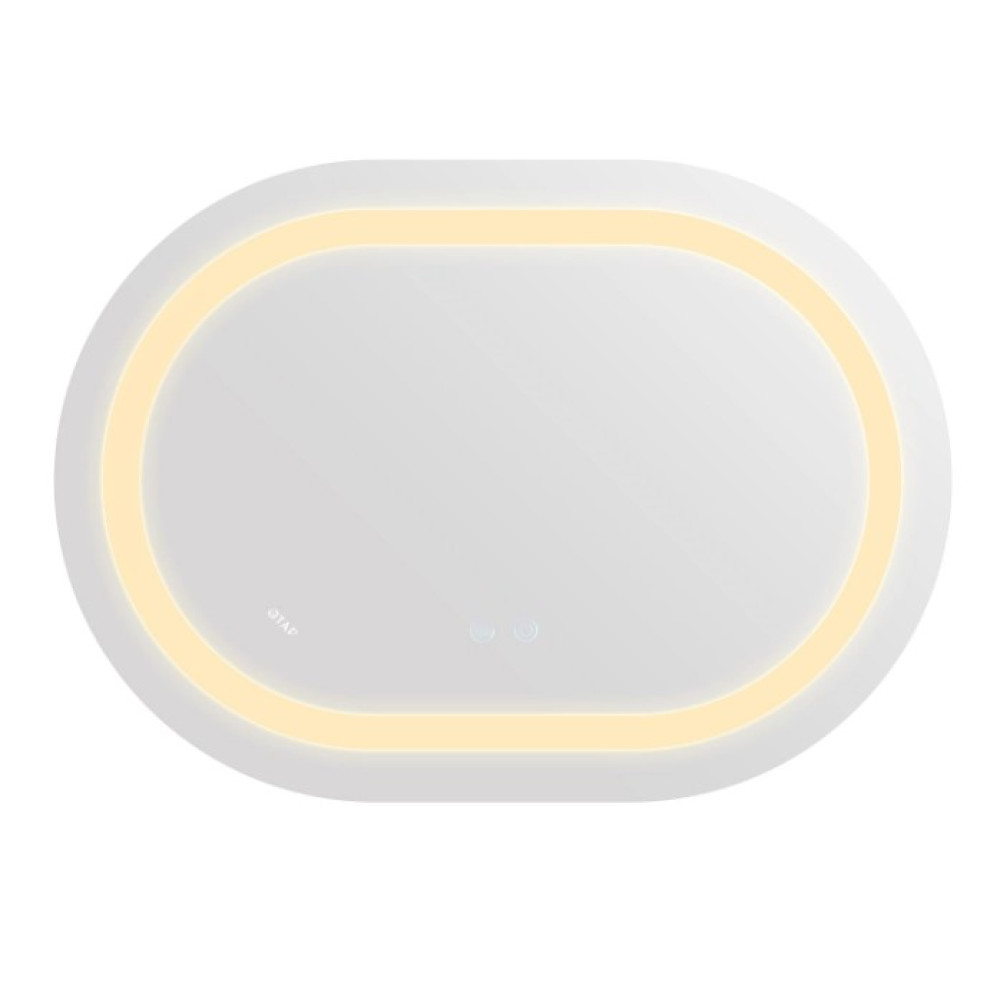 Дзеркало Qtap Gemini (GE1) овальне з LED-підсвічуванням Touch QT2578R6080