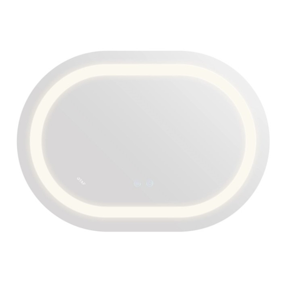 Дзеркало Qtap Gemini (GE1) овальне з LED-підсвічуванням Touch QT2578R6080