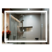 Дзеркало Qtap Cardinal з LED-підсвічуванням Touch QT0478C10080