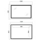Дзеркало Qtap Cardinal з LED-підсвічуванням Touch QT0478C12080