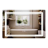 Дзеркало Qtap Cardinal (CA2) прямокутне з LED-підсвічуванням Touch QT0478C806048457