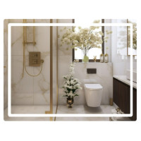 Дзеркало Qtap Mideya (MI2) прямокутне з LED-підсвічуванням Touch QT2078F12080