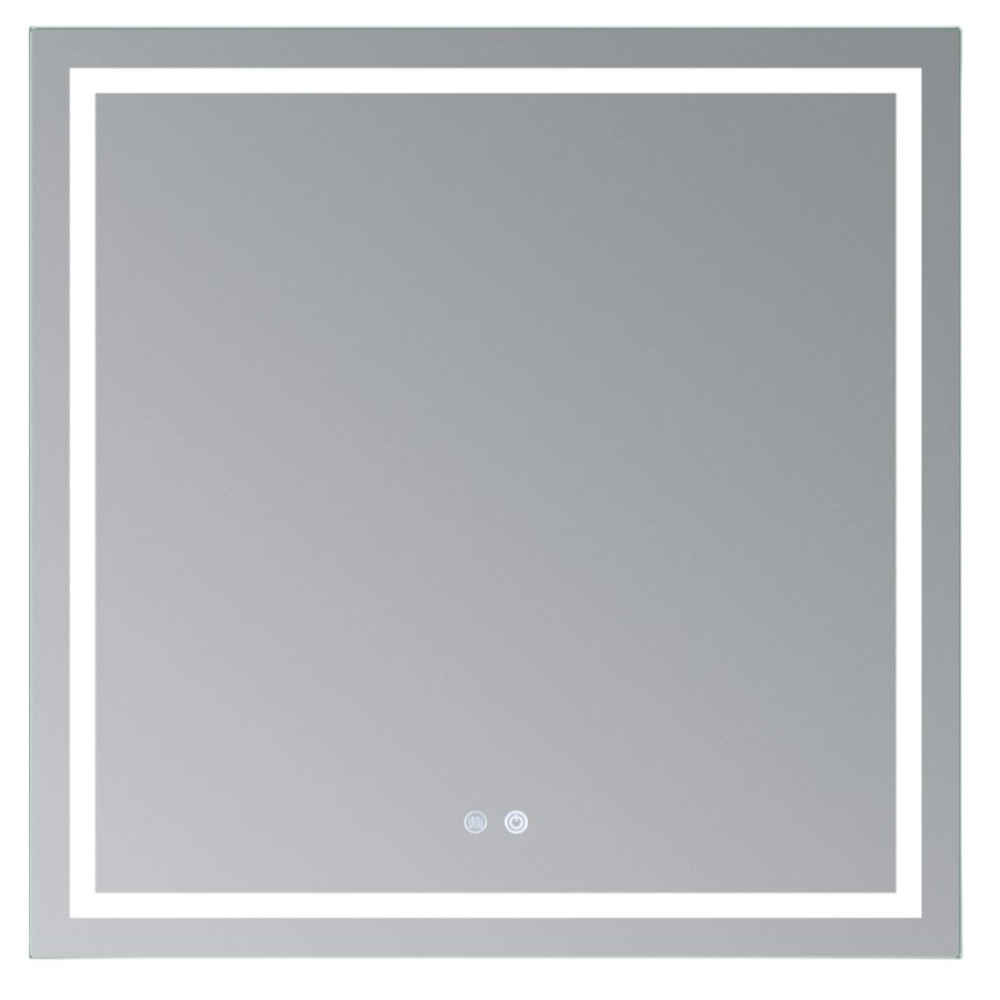 Дзеркало Qtap Mideya (MI1) квадратне з LED-підсвічуванням Touch QT2078NCF808048477