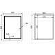 Зеркало Qtap Mideya (MI2) прямоугольное с LED-подсветкой Touch QT2078F6080