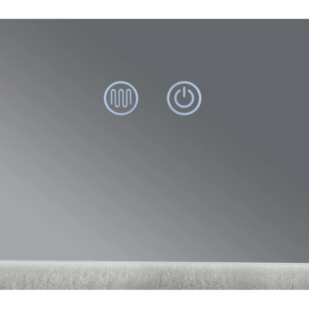 Дзеркало Qtap Taurus (TA1) прямокутне з LED-підсвіткою Touch, антизапотіванням QTTAU80060048952