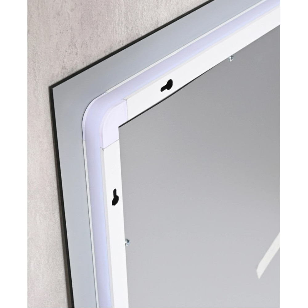 Дзеркало Qtap Taurus (TA1) прямокутне з LED-підсвіткою Touch, антизапотіванням QTTAU80060048952