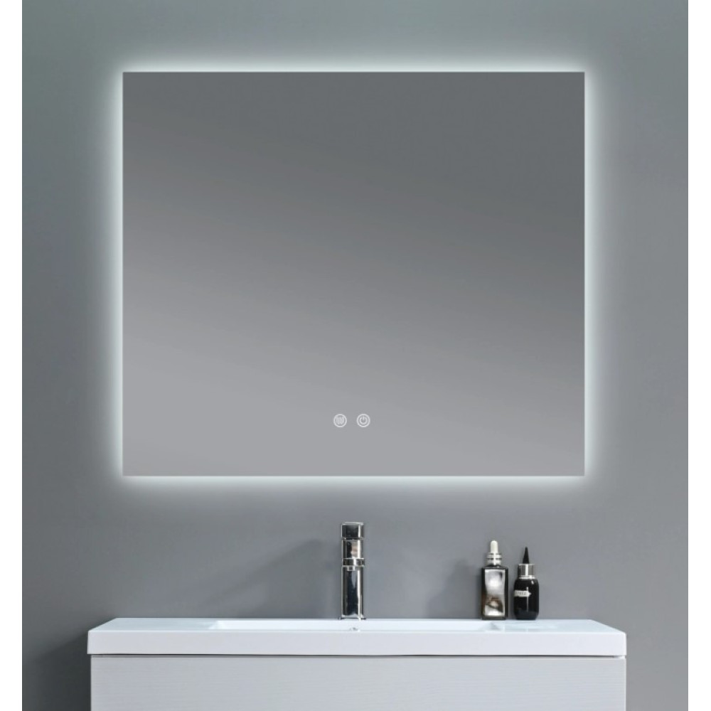 Дзеркало Qtap Taurus (TA1) прямокутне з LED-підсвіткою Touch, антизапотіванням QTTAU80060048952