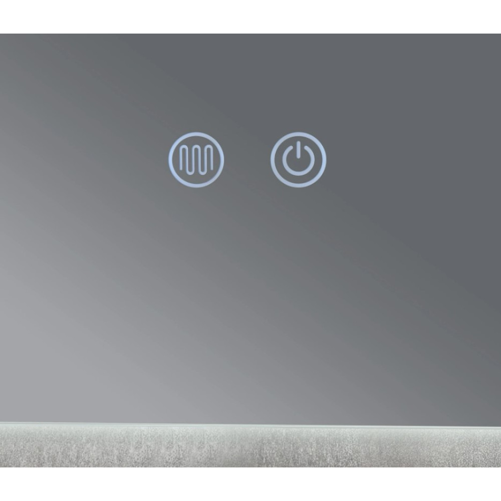 Дзеркало Qtap Taurus (TA2) прямокутне з LED-підсвіткою Touch, антизапотіванням QTTAU80060048953