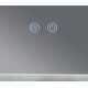 Дзеркало Qtap Taurus (TA2) прямокутне з LED-підсвіткою Touch, антизапотіванням QTTAU80060048953