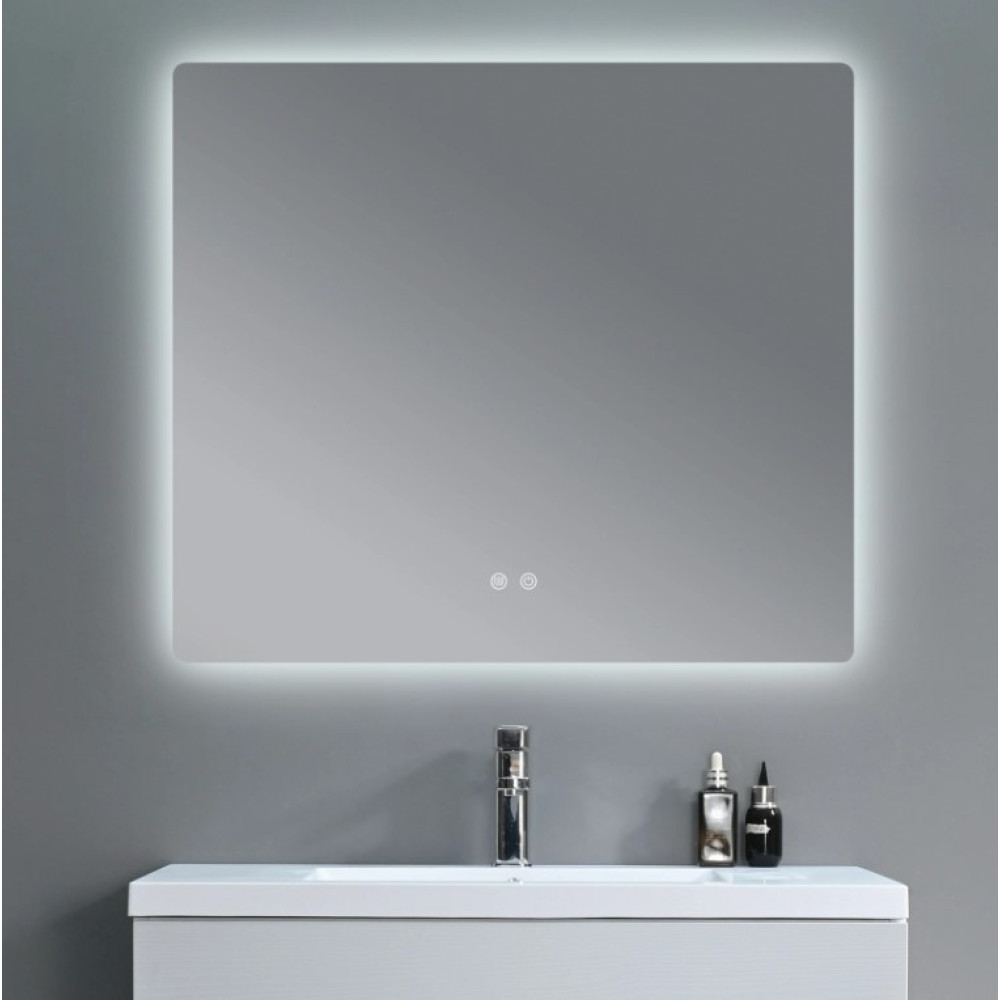 Дзеркало Qtap Taurus (TA2) прямокутне з LED-підсвіткою Touch, антизапотіванням QTTAU80060048953