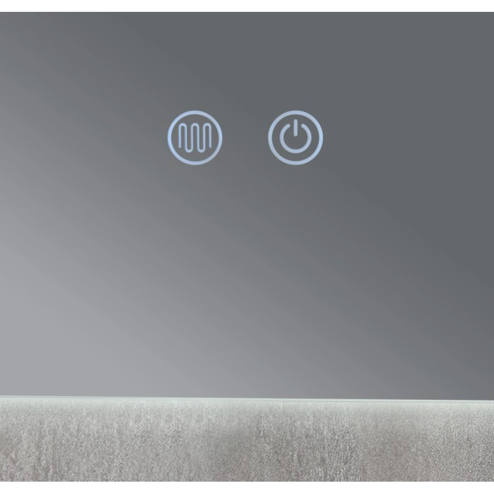 Дзеркало Qtap Taurus (TA1) прямокутне з LED-підсвіткою Touch, антизапотіванням QTTAU80070048954