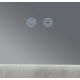 Дзеркало Qtap Taurus (TA1) прямокутне з LED-підсвіткою Touch, антизапотіванням QTTAU80070048954