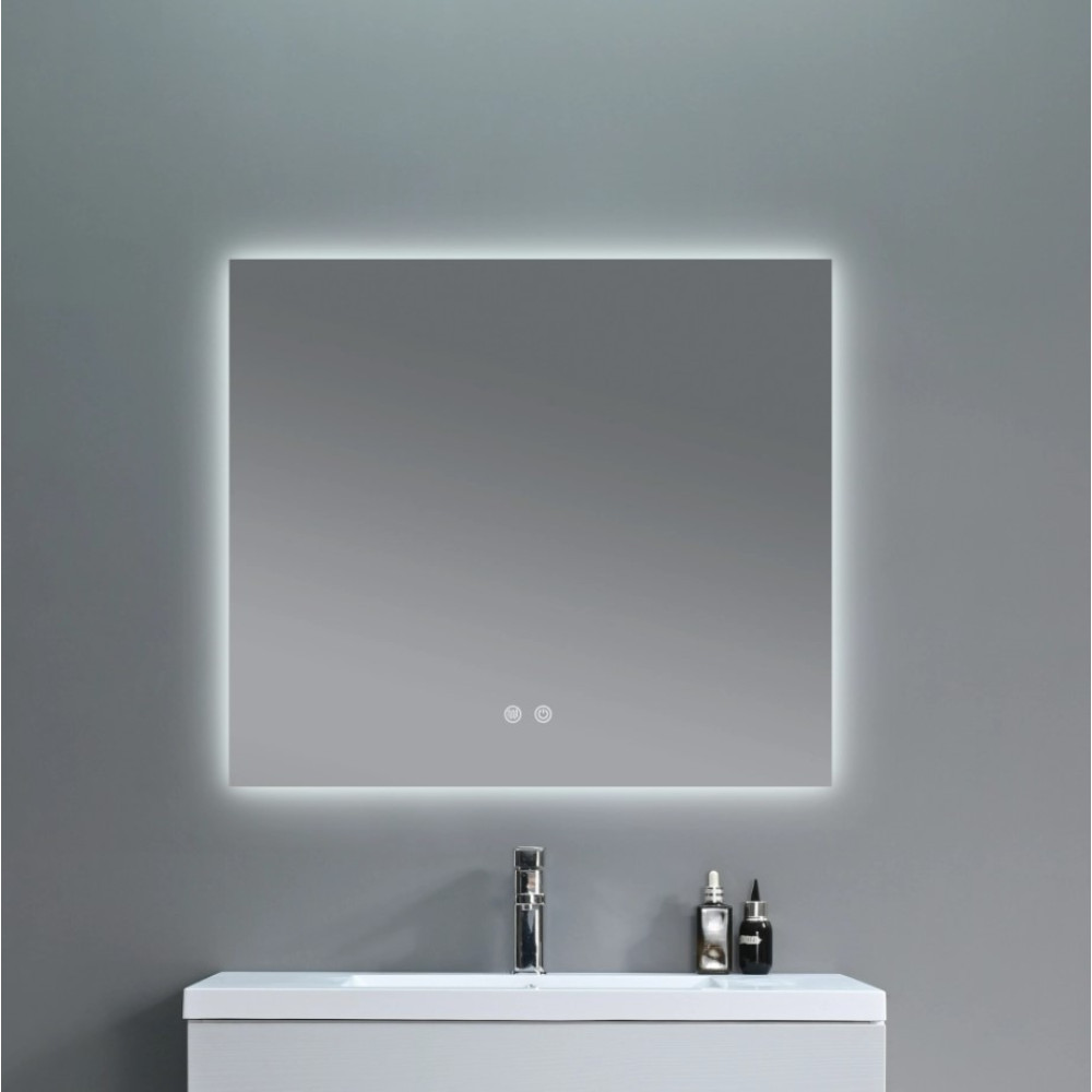 Дзеркало Qtap Taurus (TA1) прямокутне з LED-підсвіткою Touch, антизапотіванням QTTAU80070048954