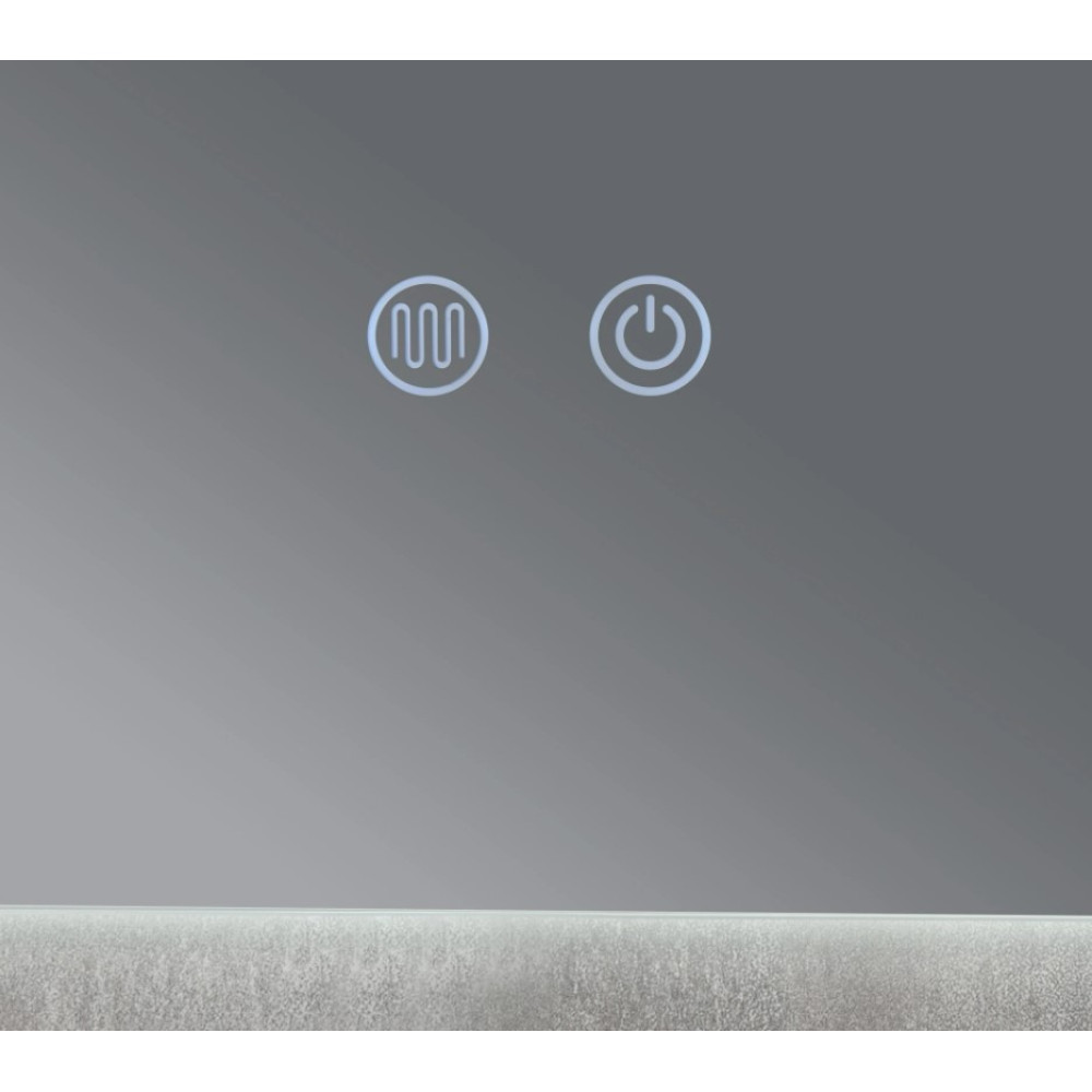 Дзеркало Qtap Taurus (TA1) прямокутне з LED-підсвіткою Touch, антизапотіванням QTTAU100080048956