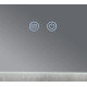 Дзеркало Qtap Taurus (TA1) прямокутне з LED-підсвіткою Touch, антизапотіванням QTTAU100080048956