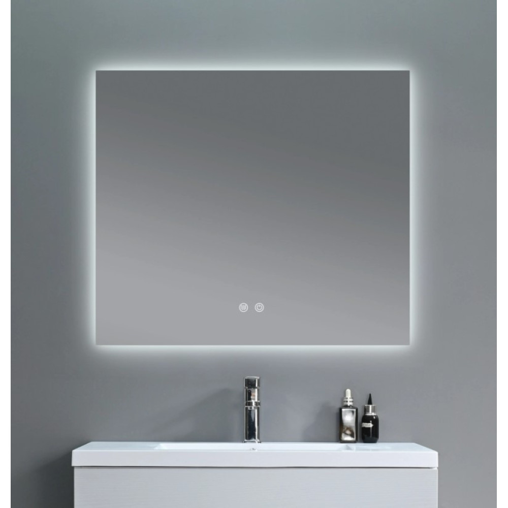 Дзеркало Qtap Taurus (TA1) прямокутне з LED-підсвіткою Touch, антизапотіванням QTTAU100080048956
