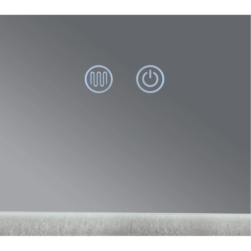 Дзеркало Qtap Taurus (TA2) прямокутне з LED-підсвіткою Touch, антизапотіванням QTTAU100080048957