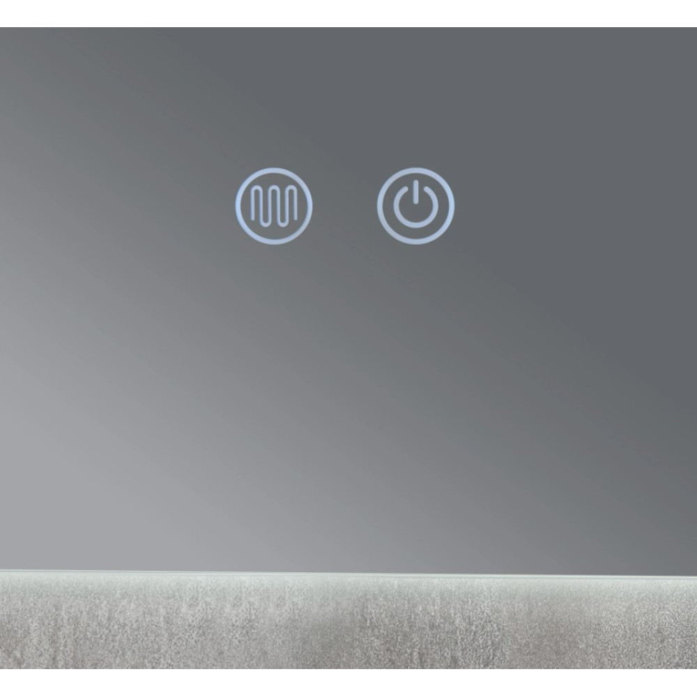 Дзеркало Qtap Taurus (TA1) прямокутне з LED-підсвіткою Touch, антизапотіванням QTTAU120080048958