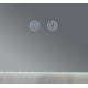 Дзеркало Qtap Taurus (TA1) прямокутне з LED-підсвіткою Touch, антизапотіванням QTTAU120080048958