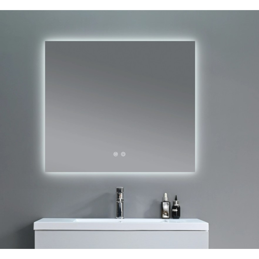 Дзеркало Qtap Taurus (TA1) прямокутне з LED-підсвіткою Touch, антизапотіванням QTTAU120080048958