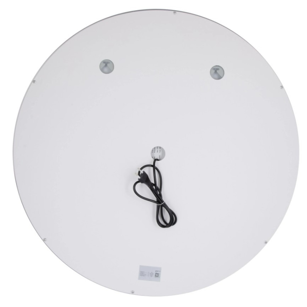 Дзеркало Qtap Mideya (MI6) кругле з LED-підсвіткою Touch, антизапотіванням QTMIDR100049003