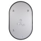 Дзеркало Qtap Scorpio (SC1) 500x800 мм, овальне, з LED-підсвіткою Touch QTSC500800