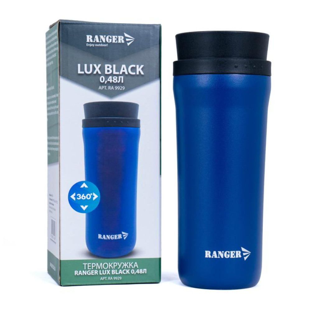 Термокухоль Ranger Lux 0,48 L Black RA9929