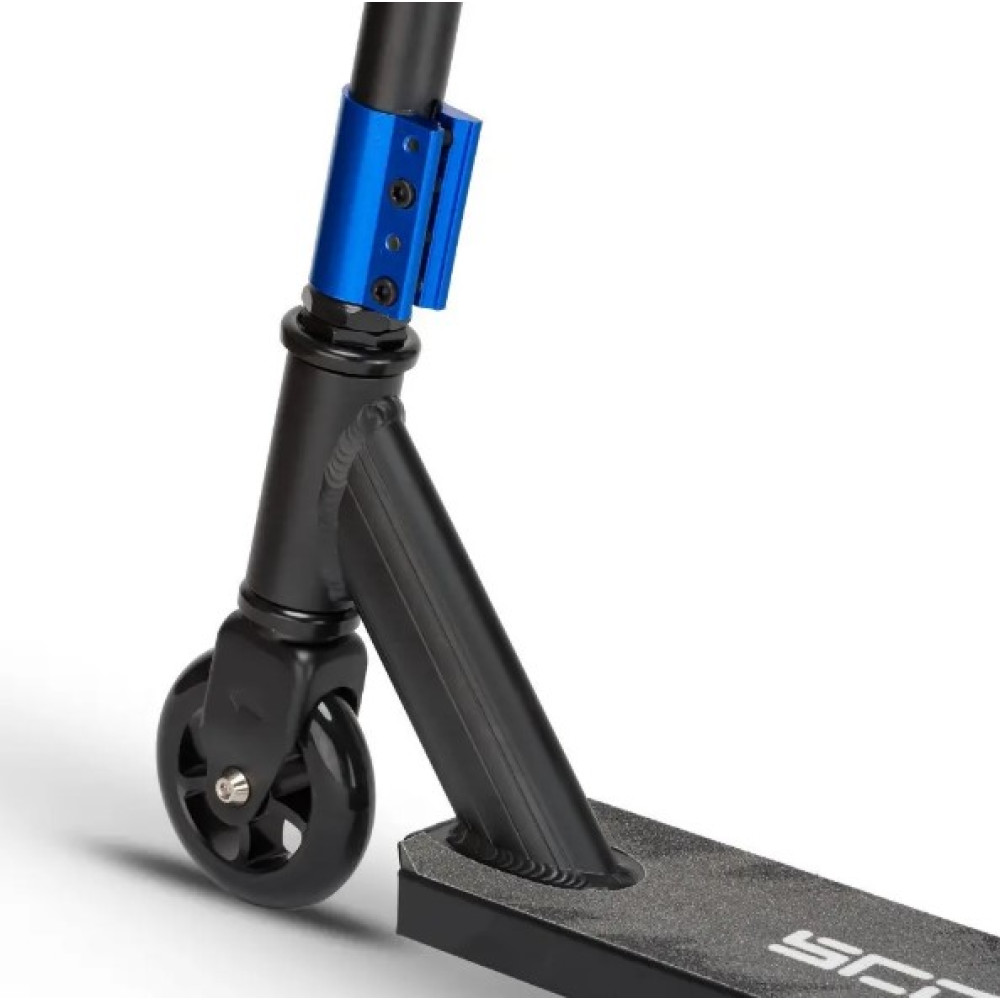 Трюковий самокат Razzo GO CITY 100 мм алюмінієвий HST1-100 Black/Blue (HST1-100 BLACK BLUE)