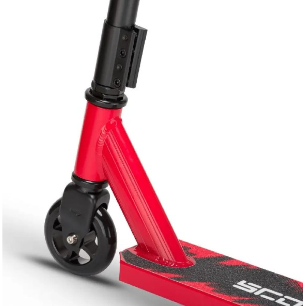 Трюковой самокат Razzo GO CITY 100 мм алюминиевый HST1-100 Red (HST1-100 RED)