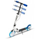 Самокат із ручним тормозом Razzo CITY 200 мм алюмінієвий HUL1-200 White/Blue (HUL1-200 WHITE BLUE)
